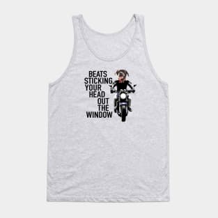 Dog On Motorcycle Tank Top